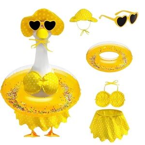Porch Goose Summer Outfit Summer Porch Goose Outfit For 23"/17" Lawn Goose🤓